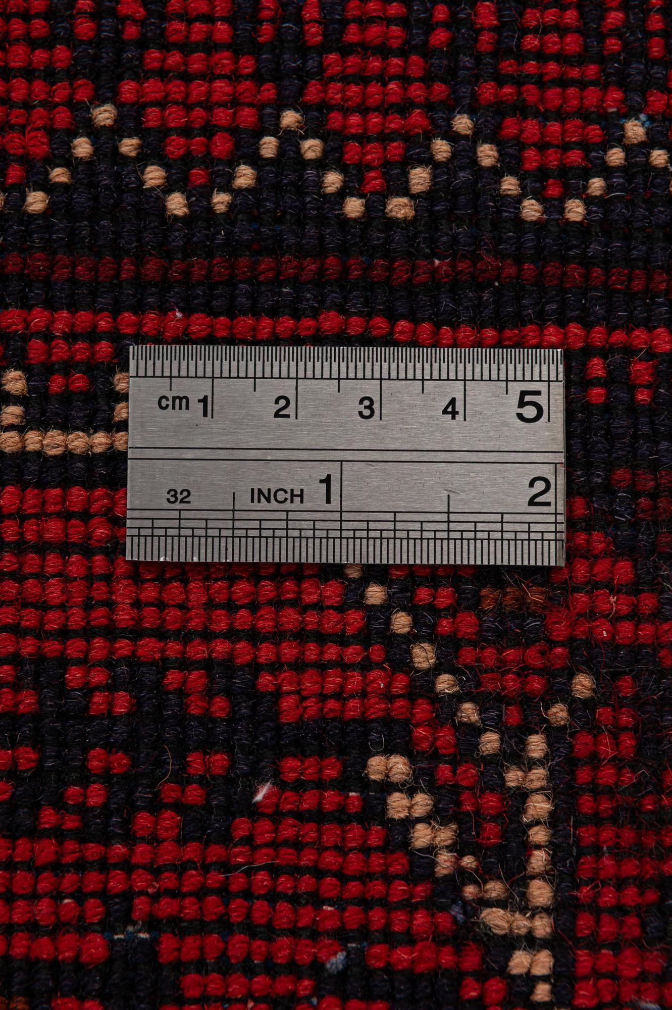 2' 7 x 6' 4 Hand Knotted Khal Mohammadi Wool Runner Rug