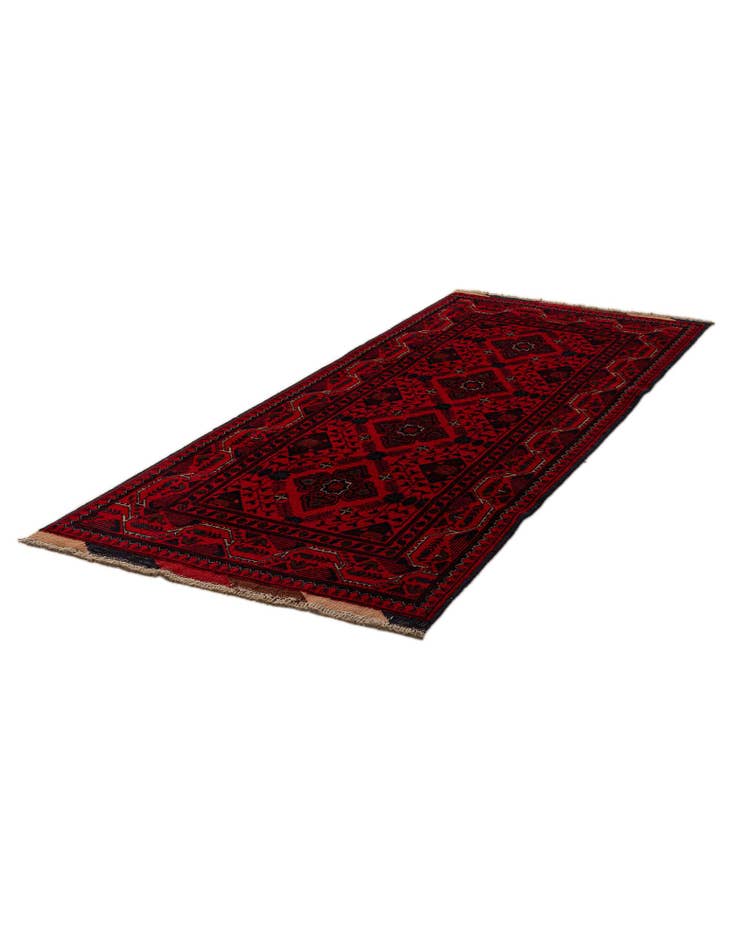 Detail image of 2' 7 x 6' 4 Hand Knotted Khal Mohammadi Wool Runner Rug