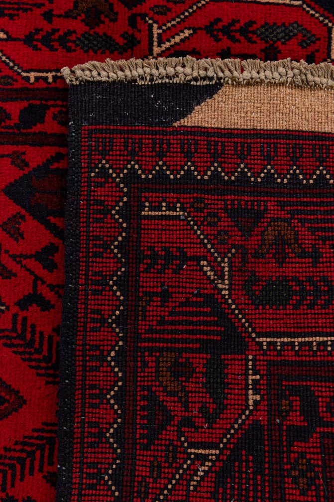 2' 7 x 6' 4 Hand Knotted Khal Mohammadi Wool Runner Rug