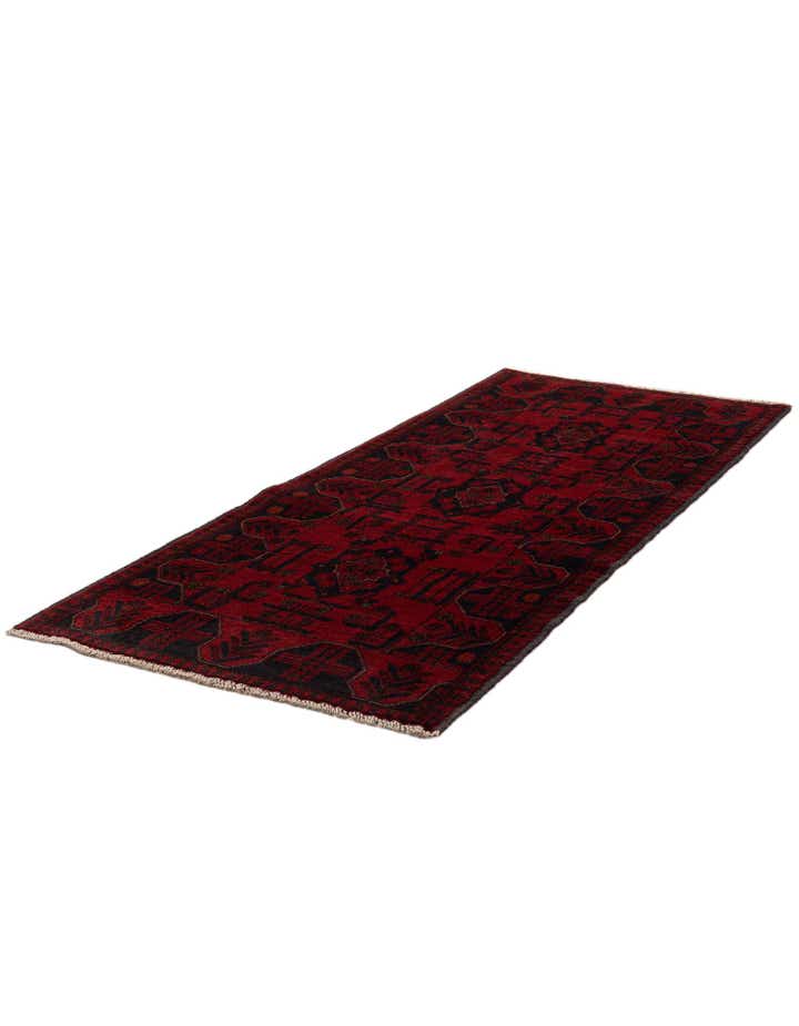 2' 8 x 6' 7 Hand Knotted Khal Mohammadi Wool Runner Rug