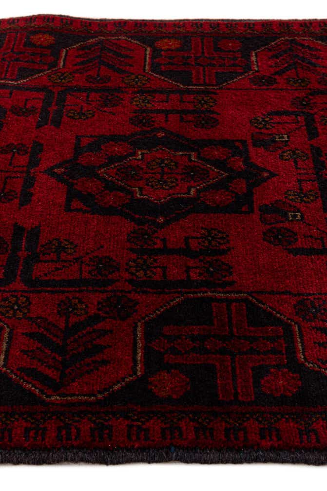 2' 8 x 6' 7 Hand Knotted Khal Mohammadi Wool Runner Rug
