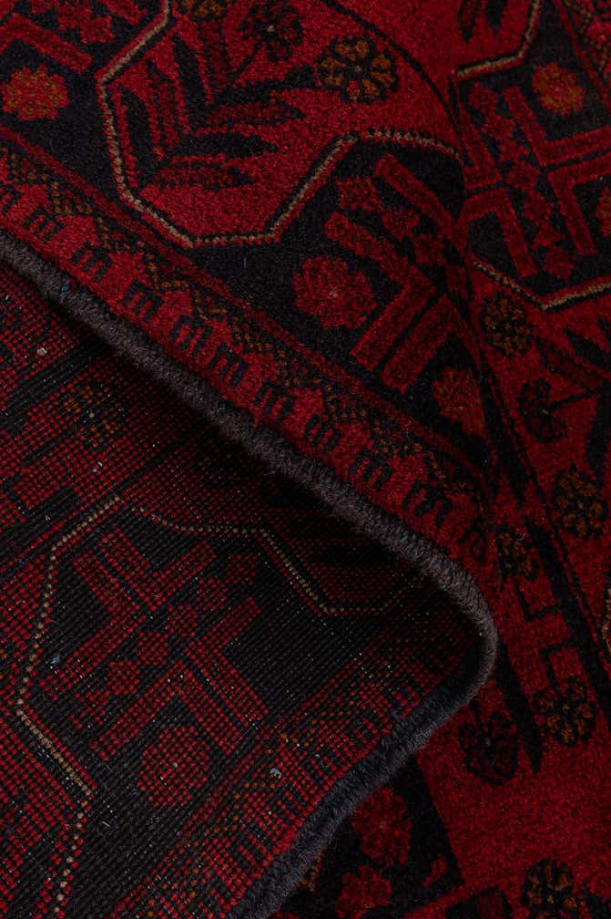 2' 8 x 6' 7 Hand Knotted Khal Mohammadi Wool Runner Rug