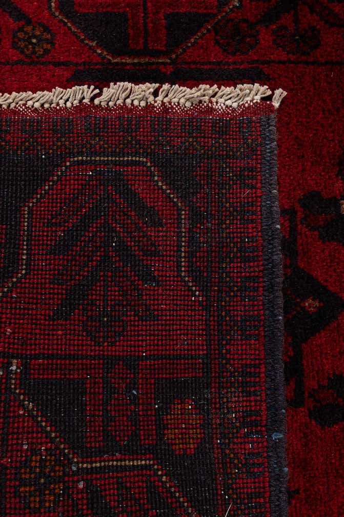 2' 8 x 6' 7 Hand Knotted Khal Mohammadi Wool Runner Rug