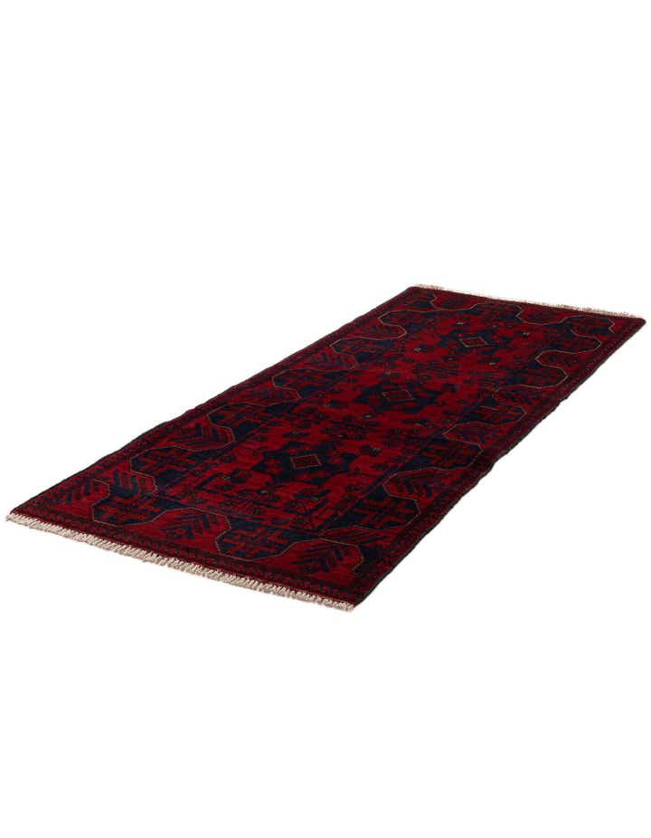 2' 8 x 6' 6 Hand Knotted Khal Mohammadi Wool Runner Rug