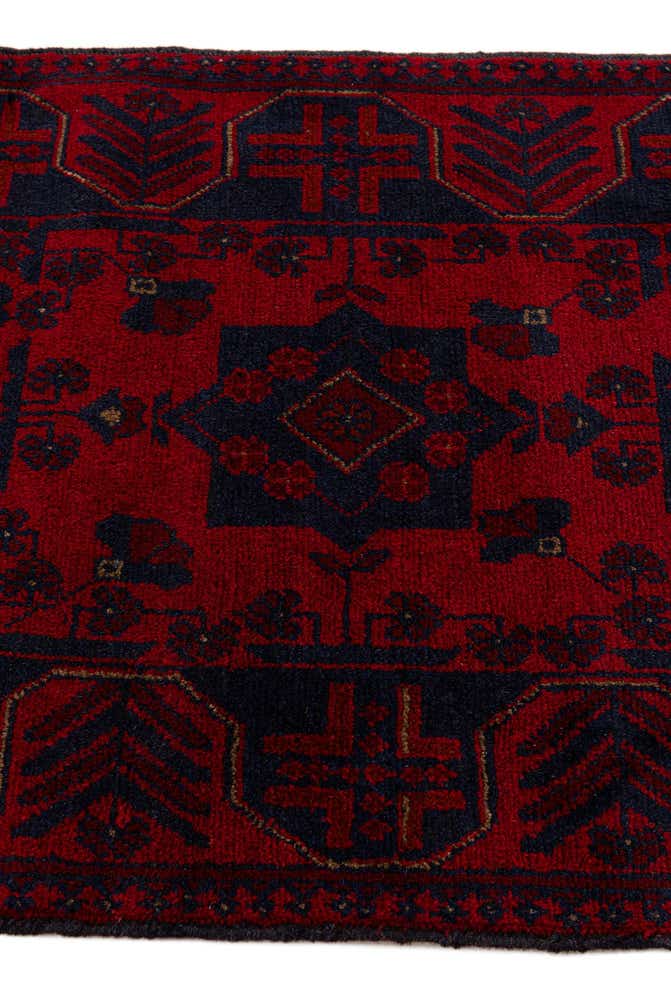 2' 8 x 6' 6 Hand Knotted Khal Mohammadi Wool Runner Rug