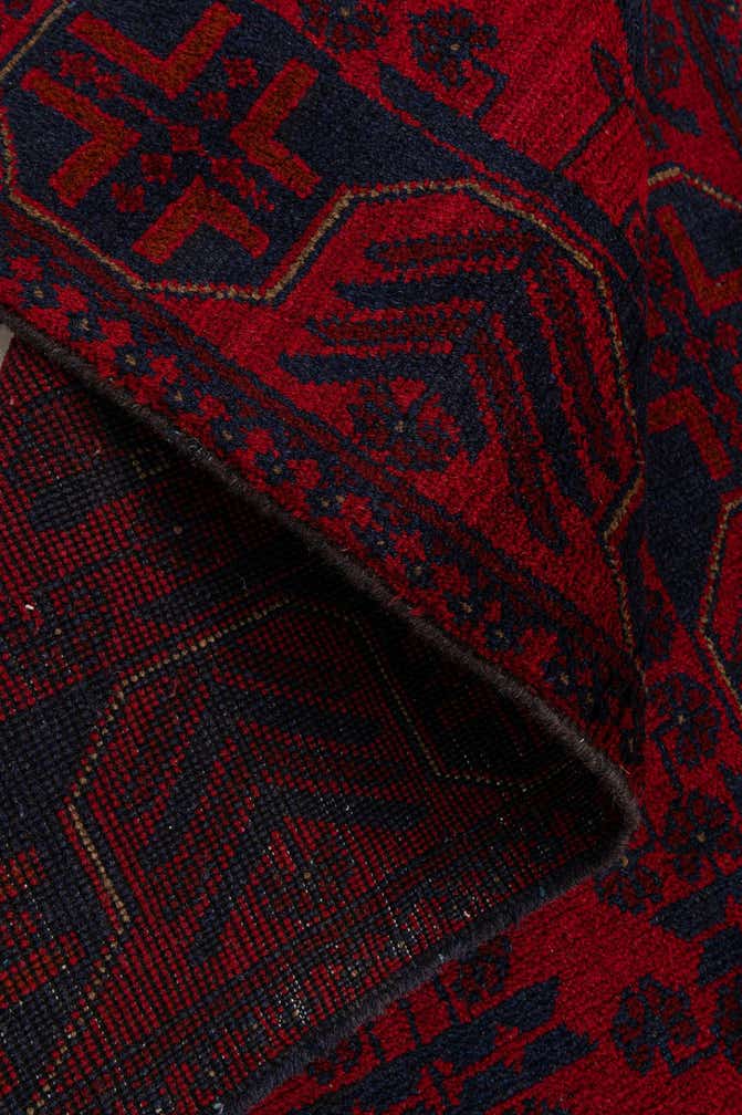 2' 8 x 6' 6 Hand Knotted Khal Mohammadi Wool Runner Rug