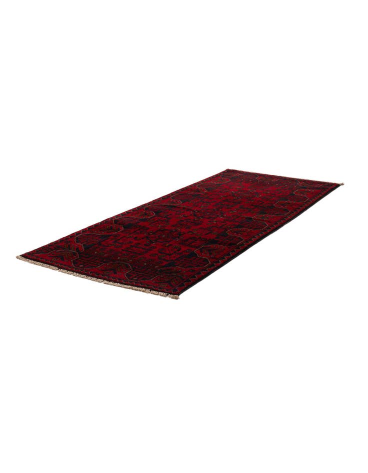 Detail image of 2' 8 x 6' 6 Hand Knotted Khal Mohammadi Wool Runner Rug