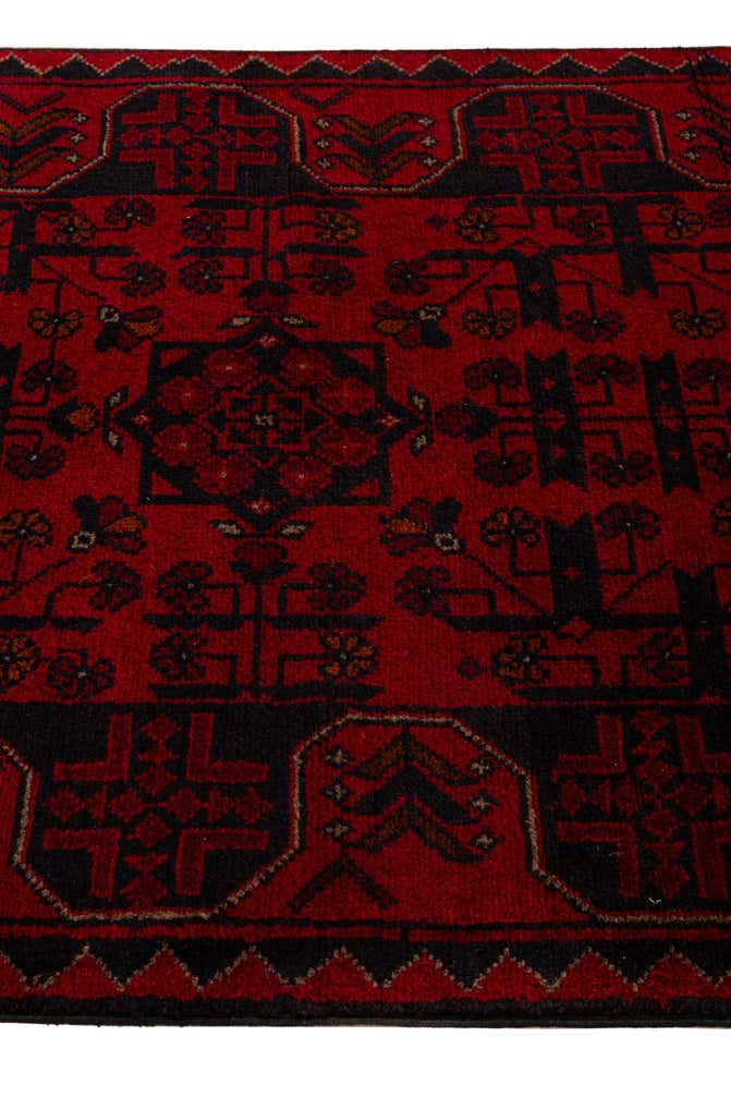 2' 8 x 6' 6 Hand Knotted Khal Mohammadi Wool Runner Rug