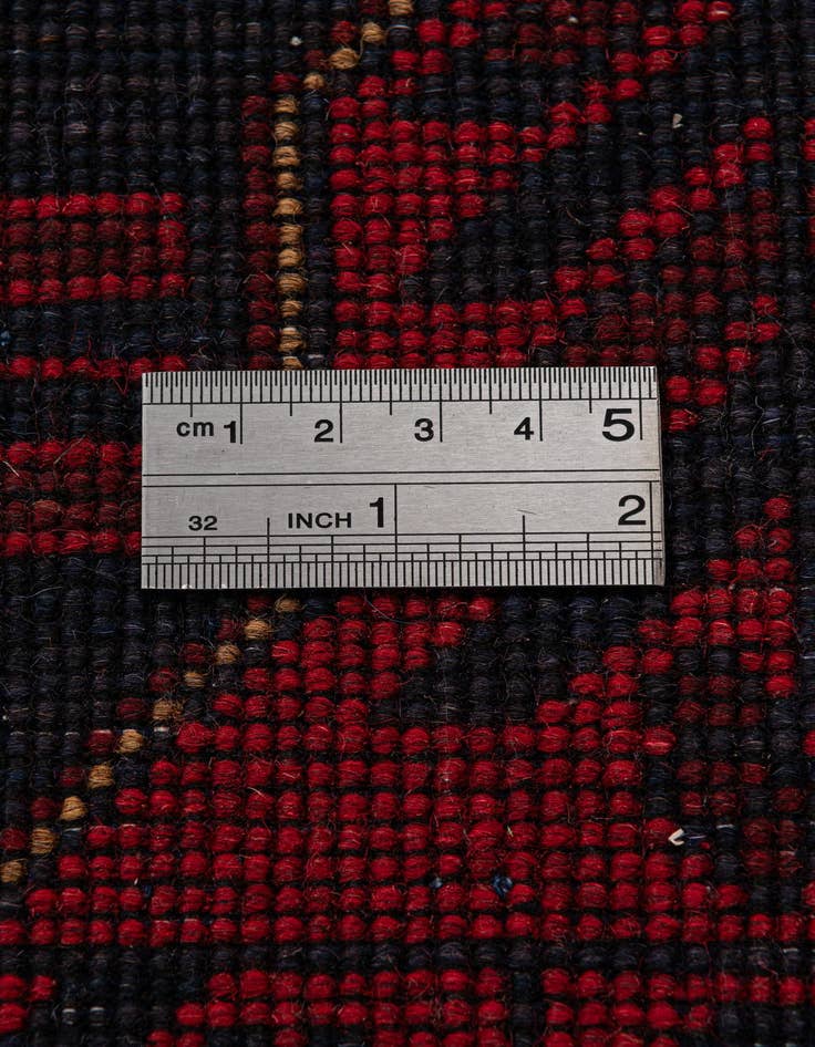 Detail image of 2' 9 x 6' 5  Hand Knotted Khal Mohammadi Wool Runner Rug