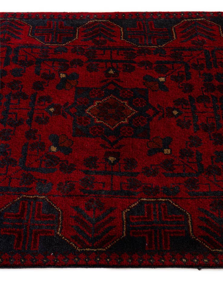 Detail image of 2' 9 x 6' 5  Hand Knotted Khal Mohammadi Wool Runner Rug