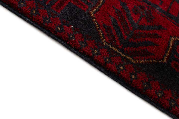 2' 9 x 6' 5 Hand Knotted Khal Mohammadi Wool Runner Rug