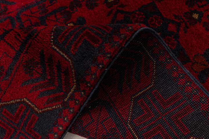 2' 9 x 6' 5 Hand Knotted Khal Mohammadi Wool Runner Rug