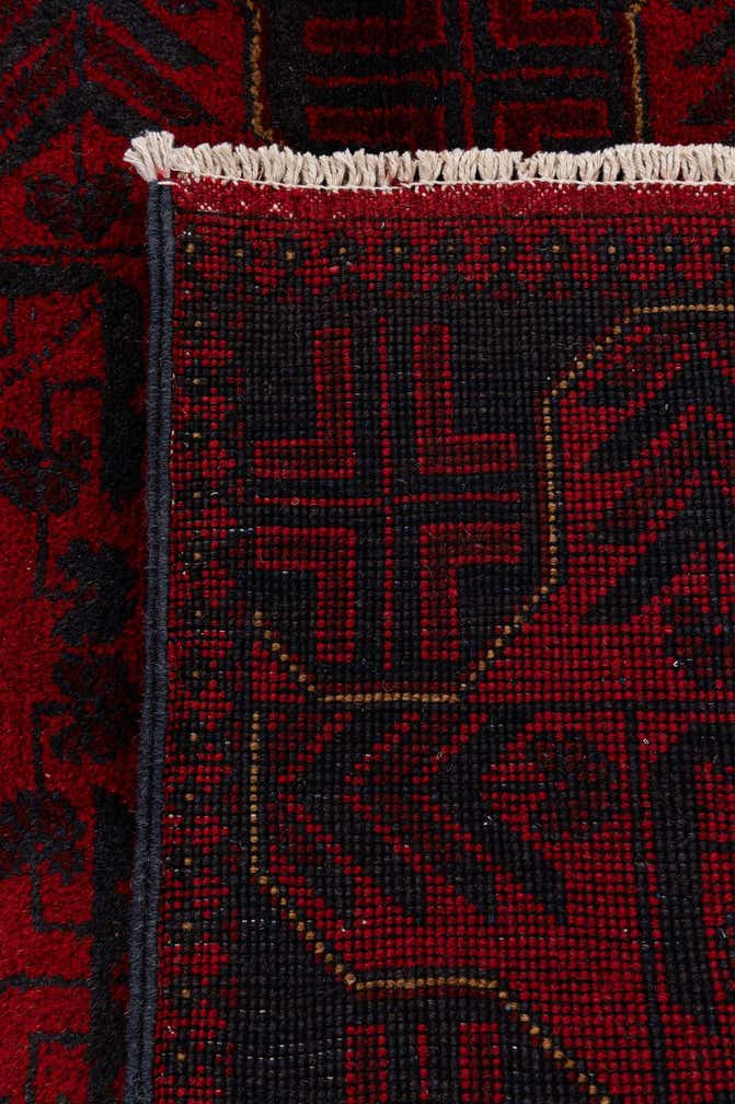 2' 9 x 6' 5 Hand Knotted Khal Mohammadi Wool Runner Rug