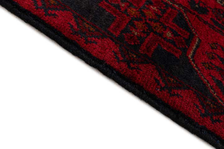 2' 8 x 6' 11 Hand Knotted Khal Mohammadi Wool Runner Rug