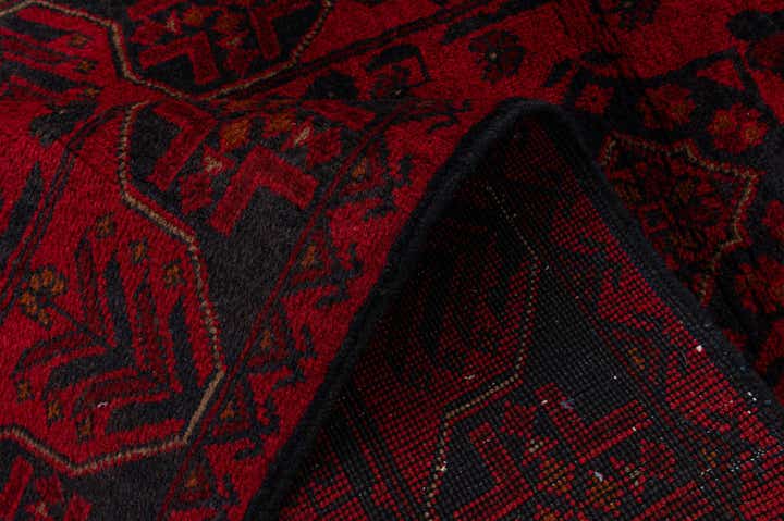 2' 8 x 6' 11 Hand Knotted Khal Mohammadi Wool Runner Rug