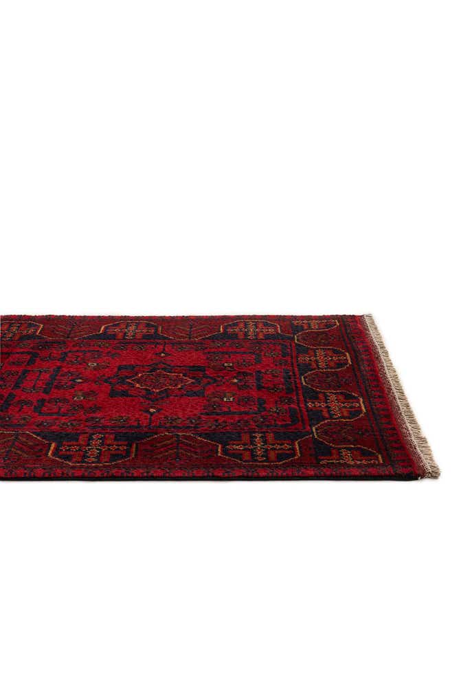 2' 6 x 6' 7 Hand Knotted Khal Mohammadi Wool Runner Rug
