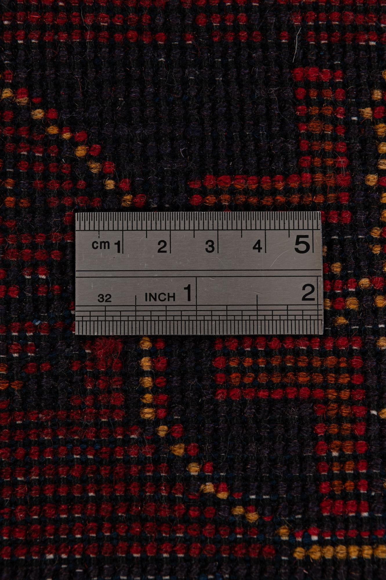 2' 6 x 6' 7 Hand Knotted Khal Mohammadi Wool Runner Rug