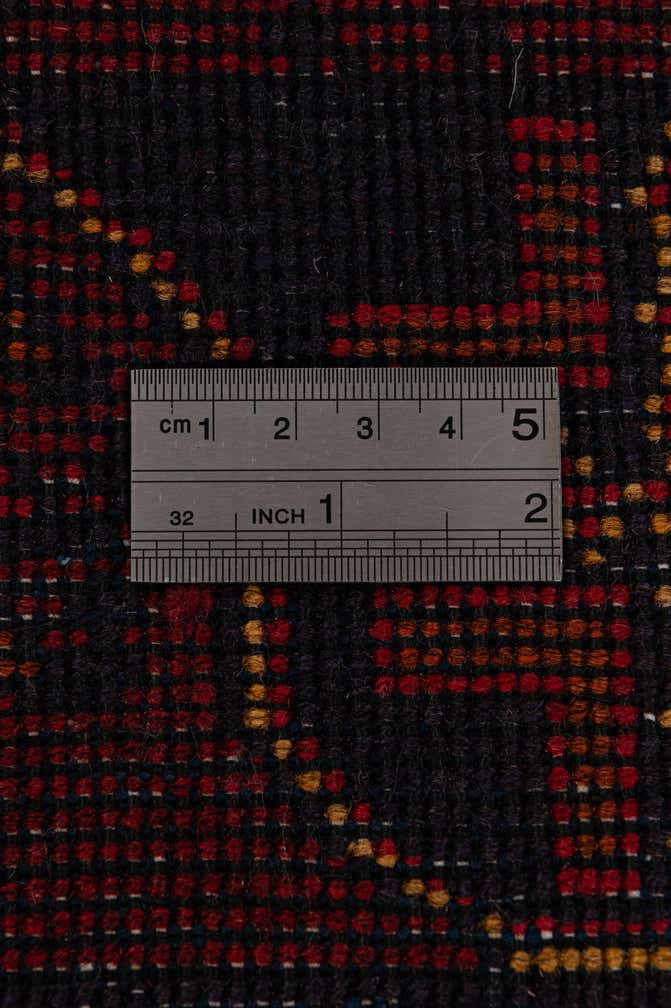 2' 6 x 6' 7 Hand Knotted Khal Mohammadi Wool Runner Rug