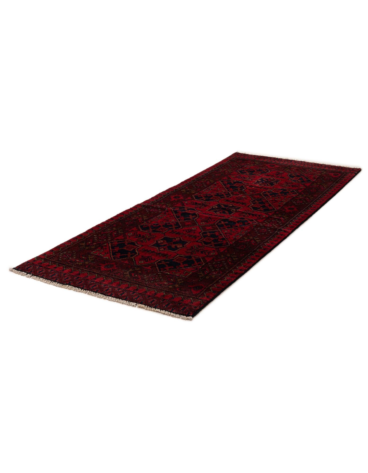 2' 7 x 6' 7 Hand Knotted Khal Mohammadi Wool Runner Rug