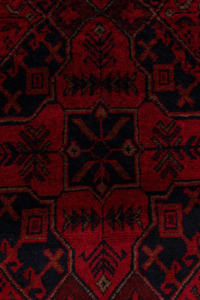 2' 7 x 6' 7 Hand Knotted Khal Mohammadi Wool Runner Rug