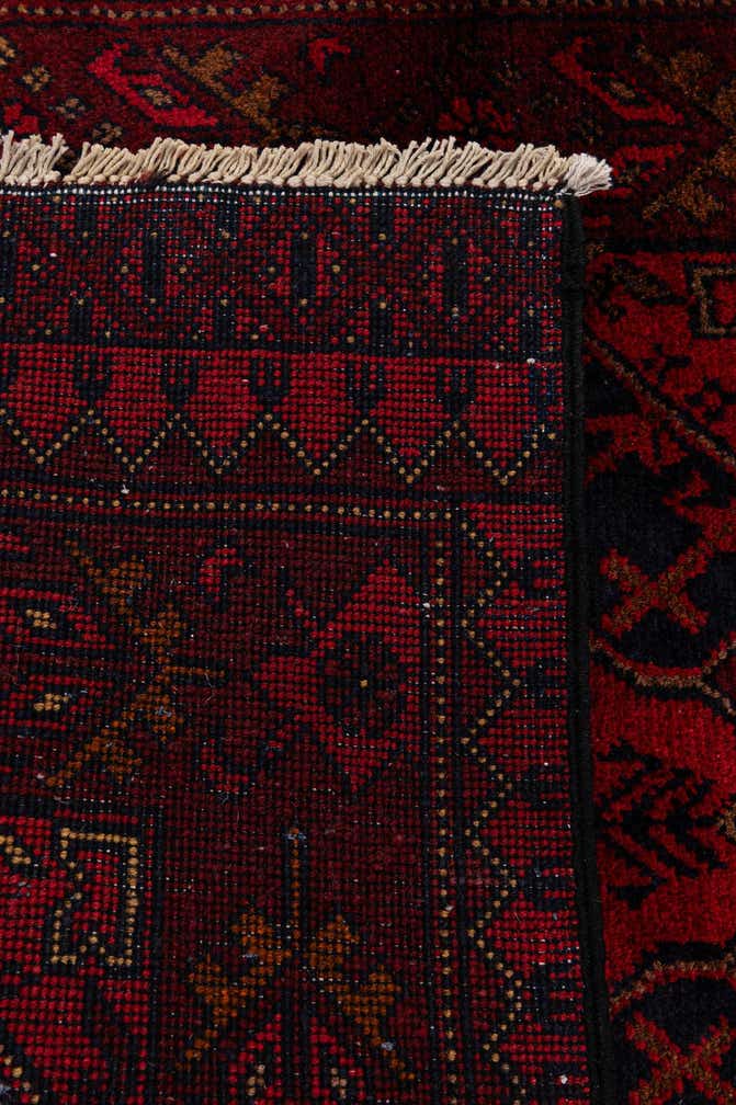 2' 7 x 6' 7 Hand Knotted Khal Mohammadi Wool Runner Rug
