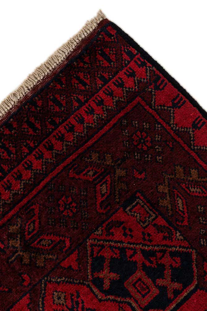 2' 8 x 6' 7 Hand Knotted Khal Mohammadi Wool Runner Rug