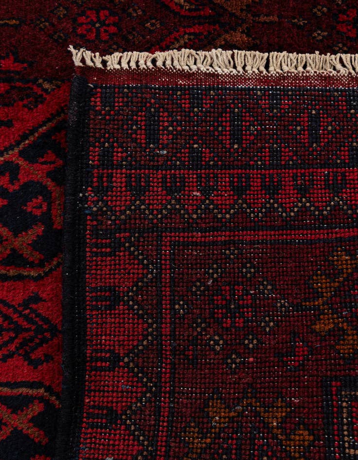 Detail image of 2' 8 x 6' 7  Hand Knotted Khal Mohammadi Wool Runner Rug