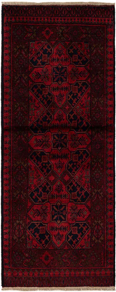 2' 8 x 6' 7 Hand Knotted Khal Mohammadi Wool Runner Rug