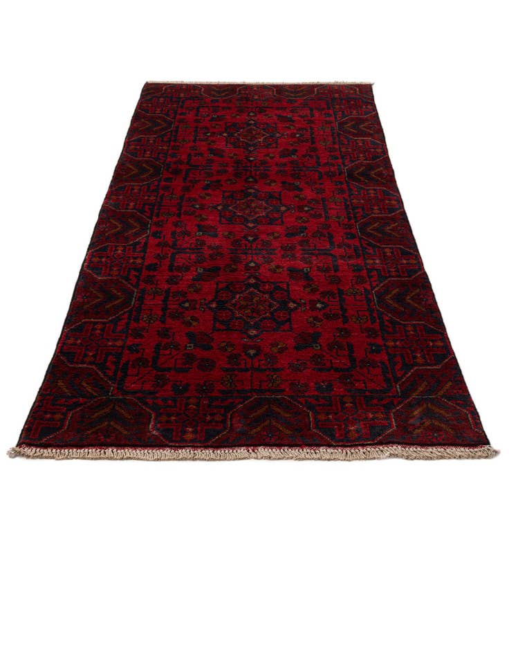 Detail image of 2' 6 x 6' 6  Hand Knotted Khal Mohammadi Wool Runner Rug