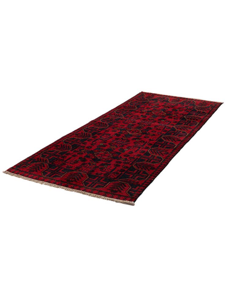 Detail image of 2' 7 x 6' 5 Hand Knotted Khal Mohammadi Wool Runner Rug