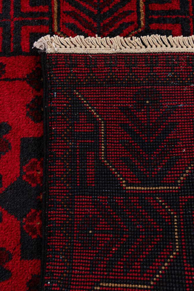 2' 7 x 6' 5 Hand Knotted Khal Mohammadi Wool Runner Rug