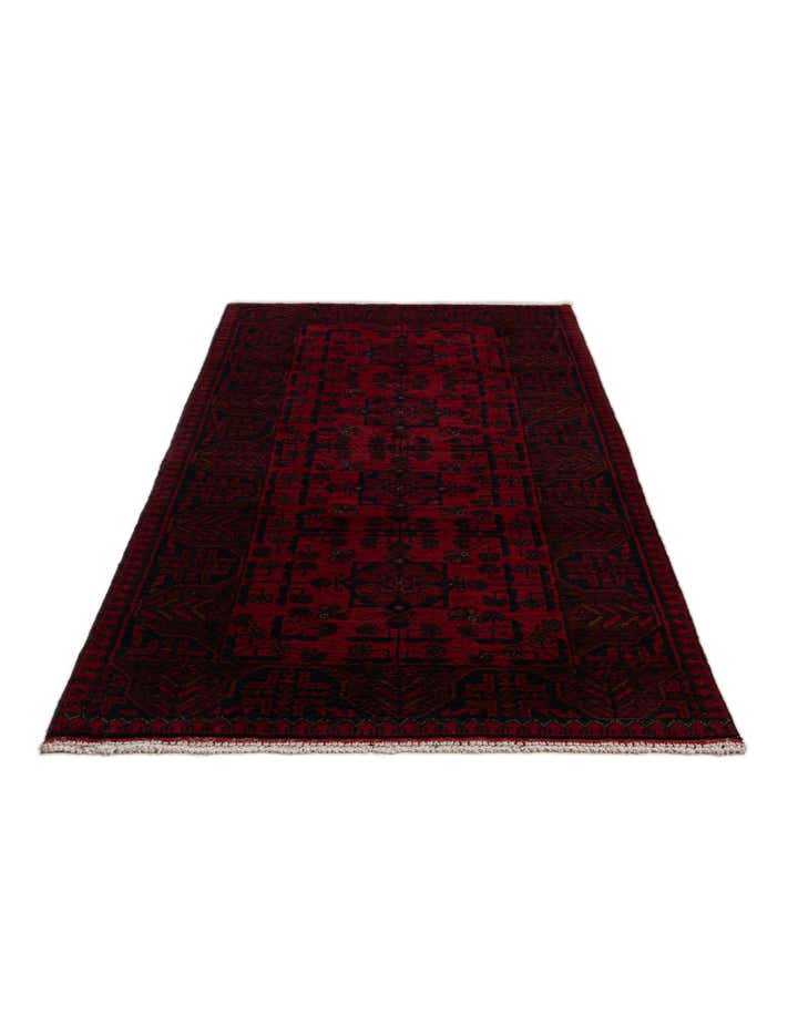 2' 9 x 6' 8 Hand Knotted Khal Mohammadi Wool Runner Rug