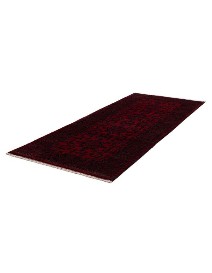 2' 9 x 6' 8 Hand Knotted Khal Mohammadi Wool Runner Rug