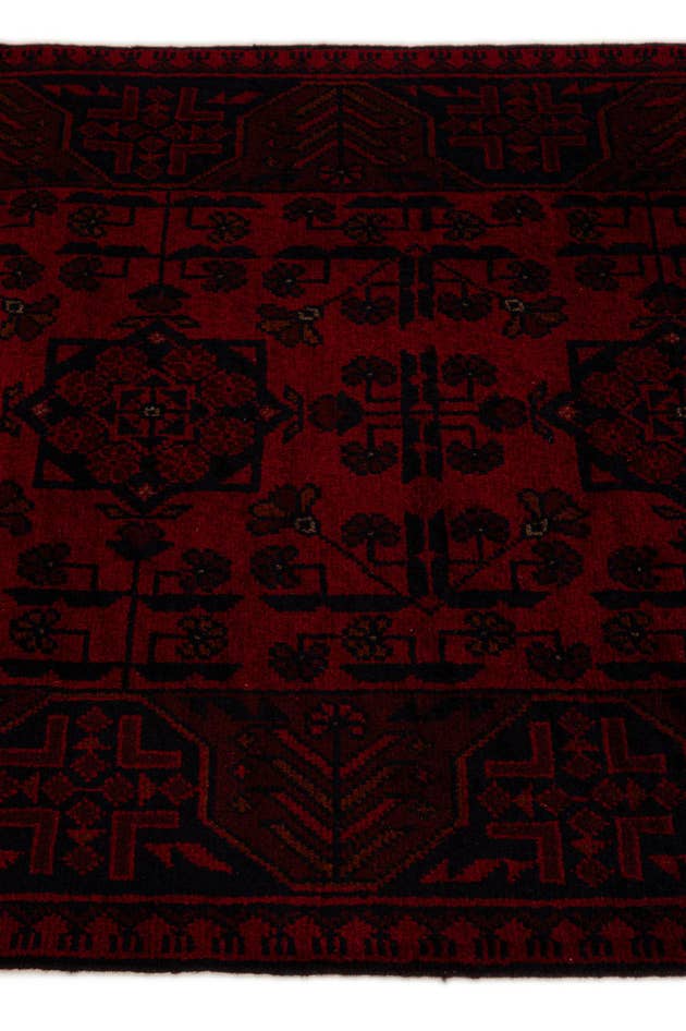 Detail image of 2' 9 x 6' 8 Hand Knotted Khal Mohammadi Wool Runner Rug