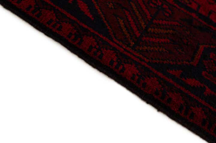 2' 9 x 6' 8 Hand Knotted Khal Mohammadi Wool Runner Rug