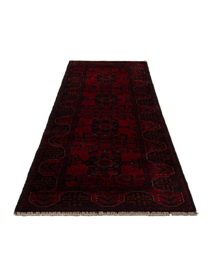 Detail image of 2' 7 x 9' 3 Hand Knotted Khal Mohammadi Wool Runner Rug