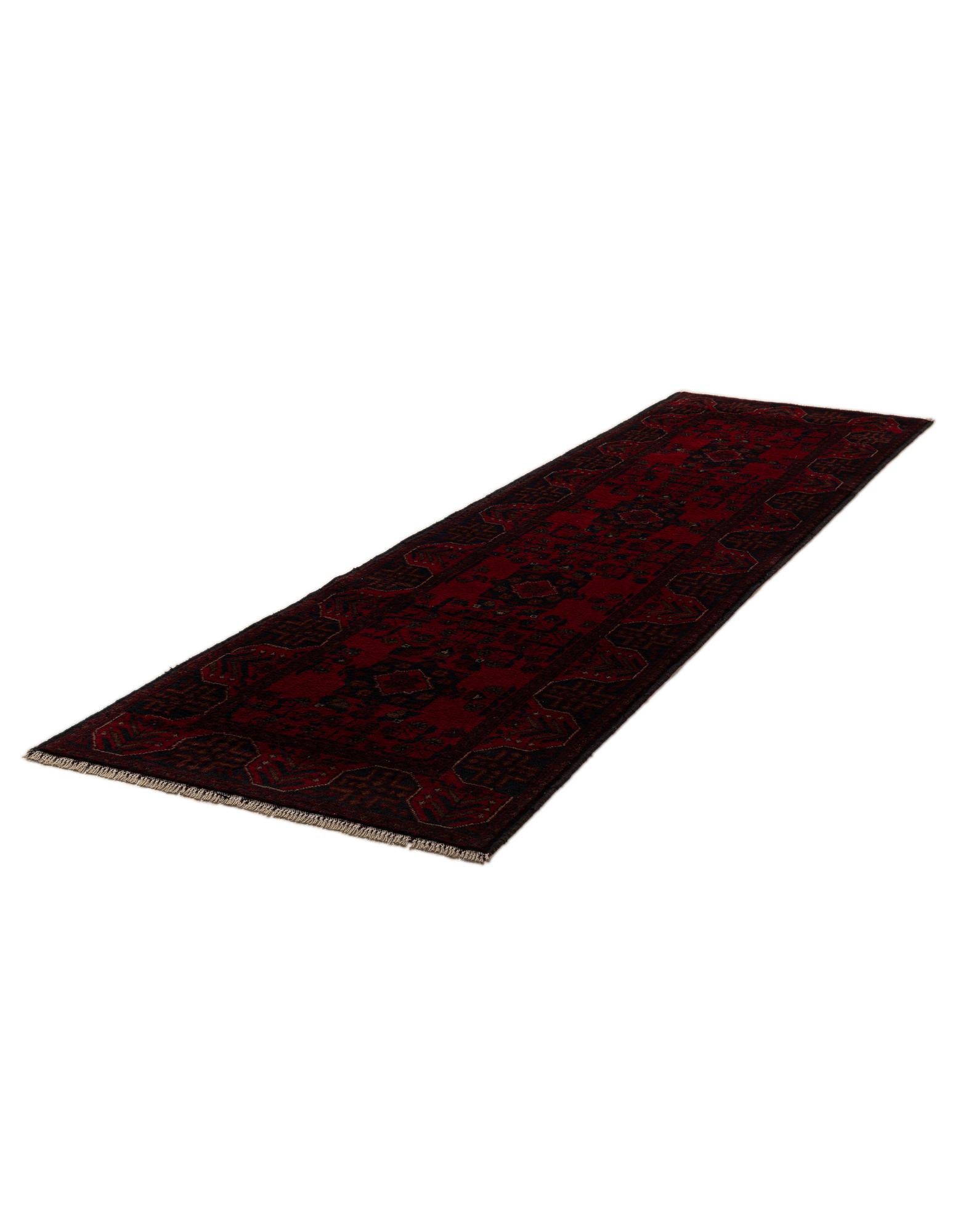 2' 7 x 9' 3 Hand Knotted Khal Mohammadi Wool Runner Rug