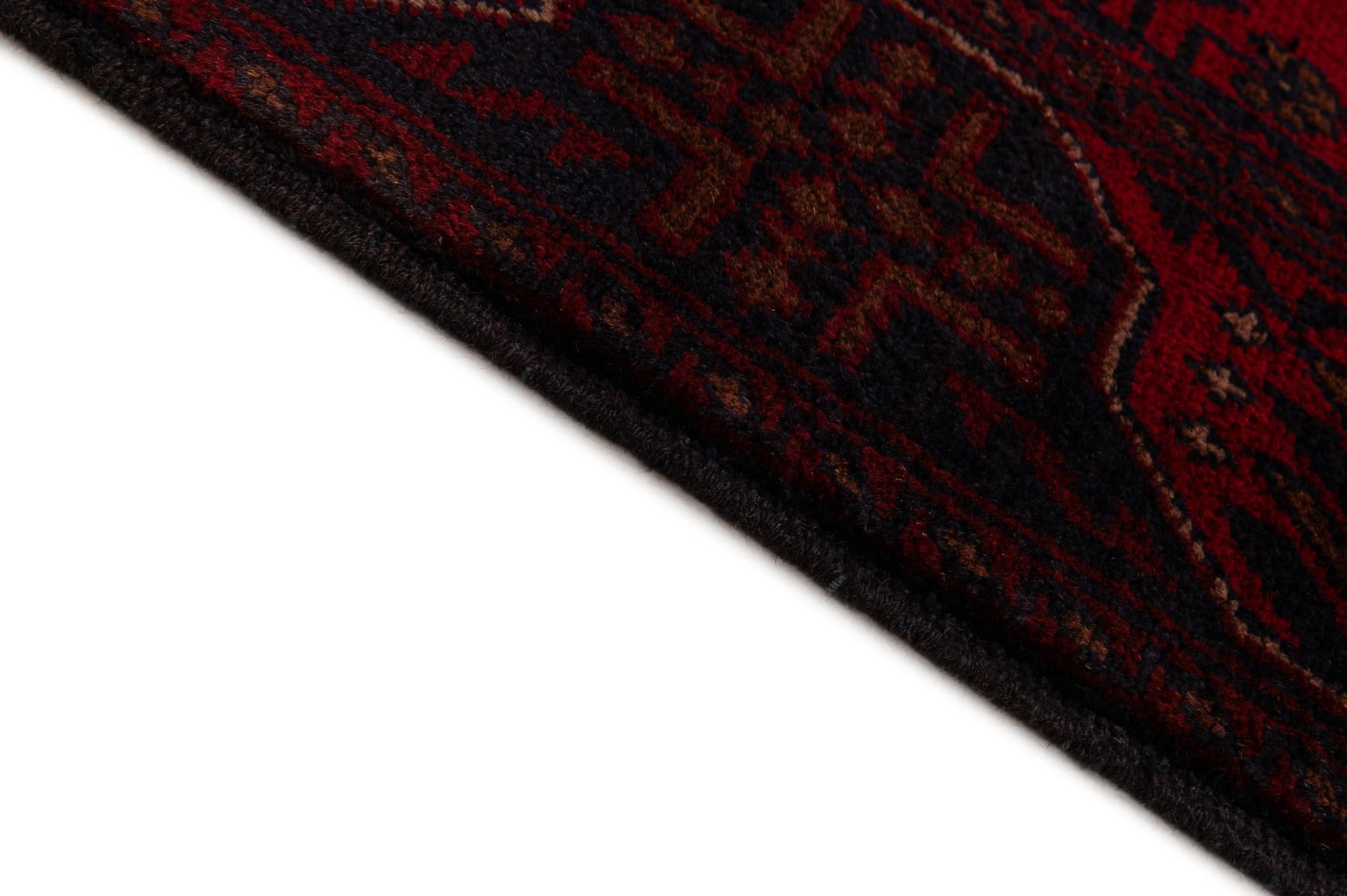 2' 7 x 9' 3 Hand Knotted Khal Mohammadi Wool Runner Rug