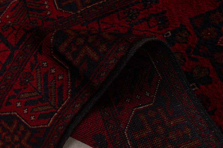 2' 7 x 9' 3 Hand Knotted Khal Mohammadi Wool Runner Rug