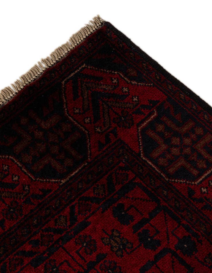 Detail image of 2' 7 x 9' 3  Hand Knotted Khal Mohammadi Wool Runner Rug