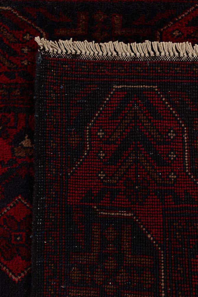 2' 7 x 9' 3 Hand Knotted Khal Mohammadi Wool Runner Rug