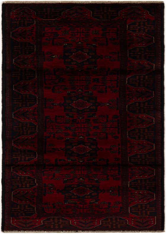 2' 7 x 9' 3 Hand Knotted Khal Mohammadi Wool Runner Rug
