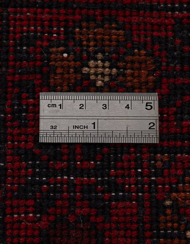 Detail image of 2' 7 x 9' 6  Hand Knotted Khal Mohammadi Wool Runner Rug