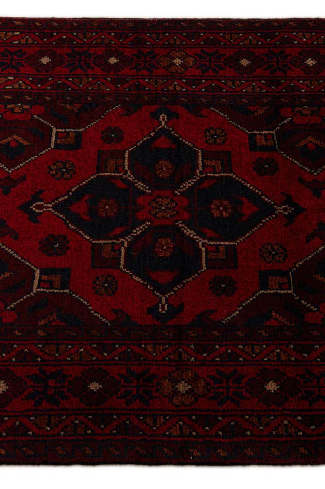 2' 7 x 9' 6 Hand Knotted Khal Mohammadi Wool Runner Rug
