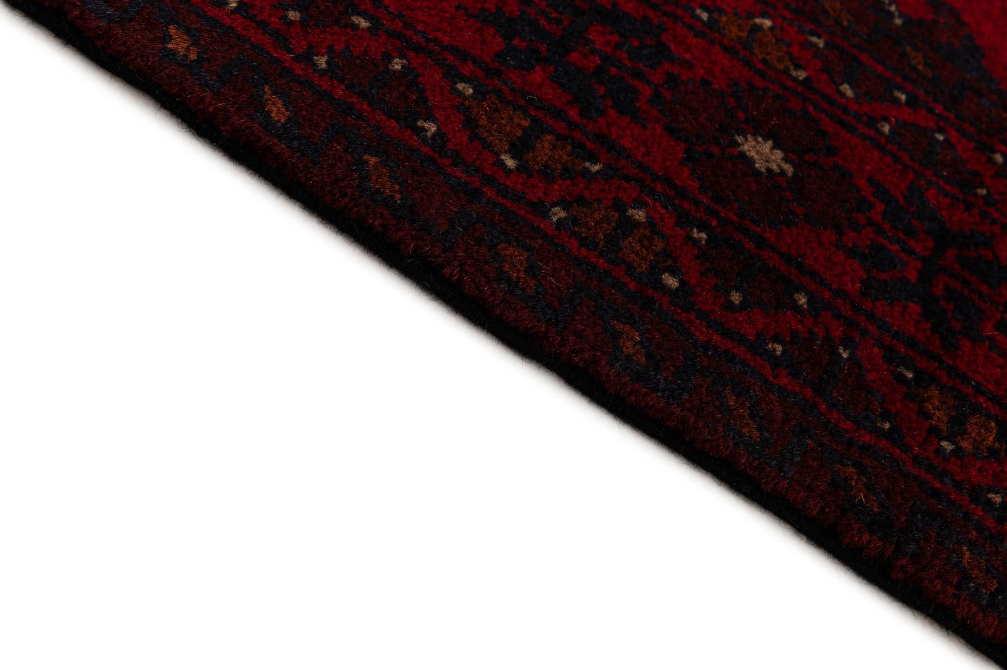 2' 7 x 9' 6 Hand Knotted Khal Mohammadi Wool Runner Rug