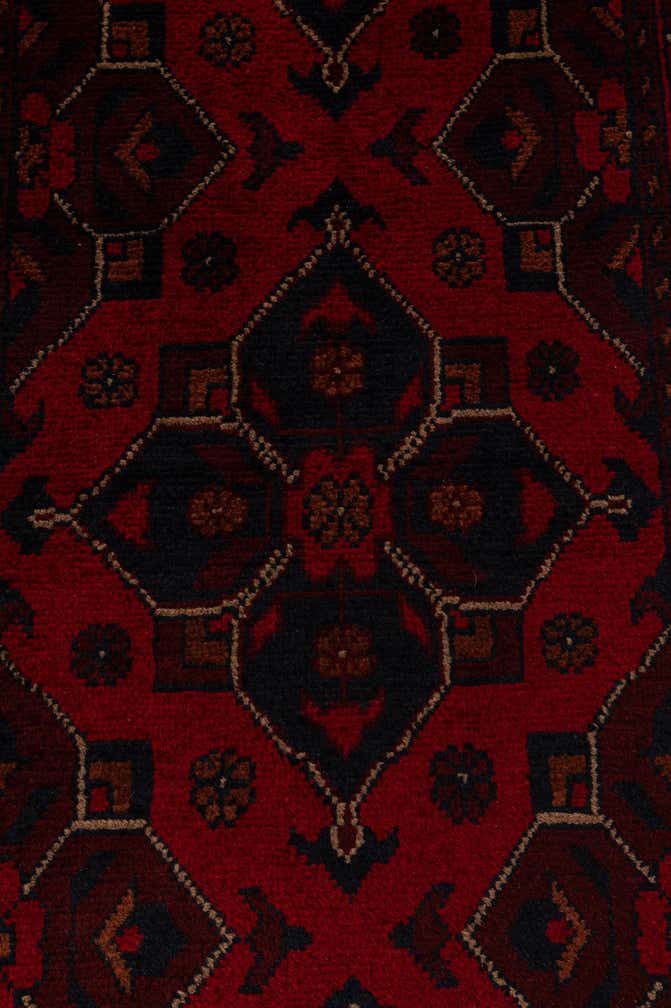 2' 7 x 9' 6 Hand Knotted Khal Mohammadi Wool Runner Rug
