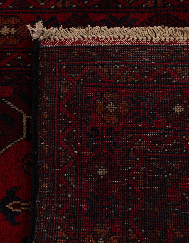 Detail image of 2' 7 x 9' 6  Hand Knotted Khal Mohammadi Wool Runner Rug