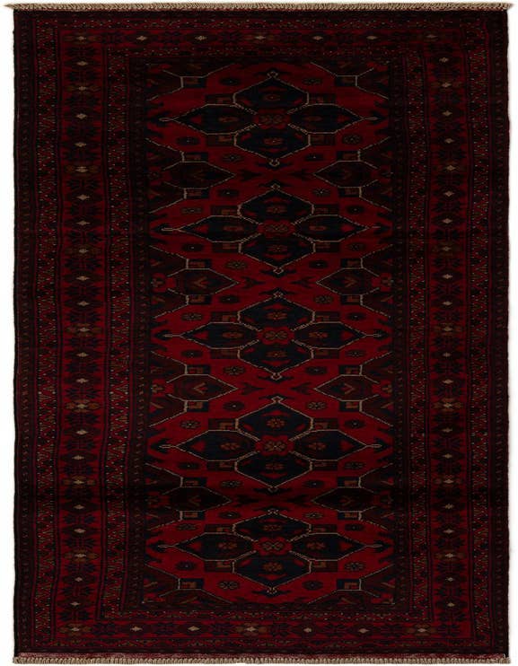 Detail image of 2' 7 x 9' 6 Hand Knotted Khal Mohammadi Wool Runner Rug