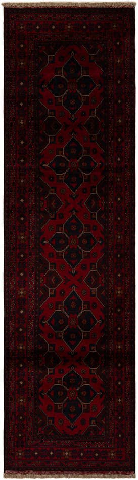 Detail image of 2' 7 x 9' 6 Hand Knotted Khal Mohammadi Wool Runner Rug
