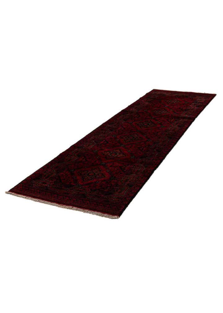 2' 7 x 9' 4 Hand Knotted Khal Mohammadi Wool Runner Rug